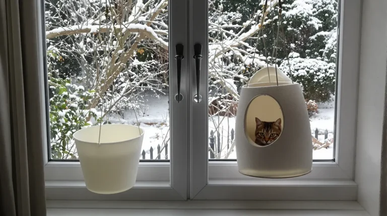 Arrêtez de jeter ce petit pot en plastique : il devient la mangeoire préférée des oiseaux cet hiver