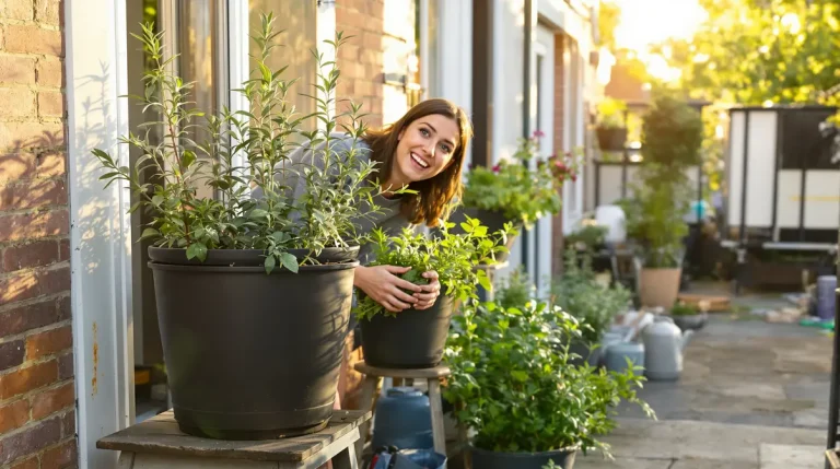 Ce jardin d’herbes vivaces en pot sur balcon remplace les aromates du supermarché toute l’année