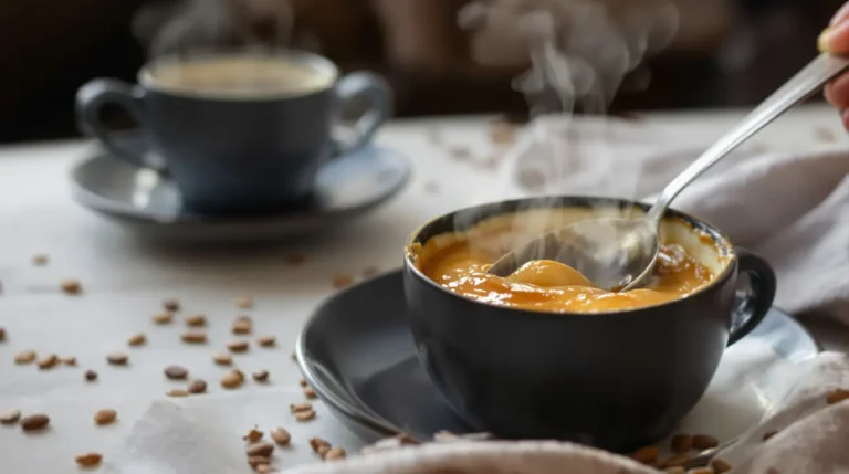 Crème dessert minute au café : une pause fondante et veloutée sans œuf qui transforme le goûter