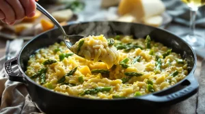 « Du pur velours » : j’ai testé ce risotto aux asperges vertes et parmesan, mon favori du printemps