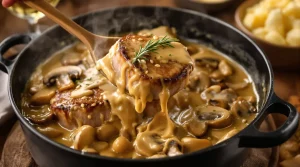 Filet mignon aux champignons et moutarde : fondant, crémeux, prêt en 30 minutes