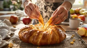 « Un bon goût de boulangerie artisanale » : ma brioche aux pommes caramélisées que tout le monde aime